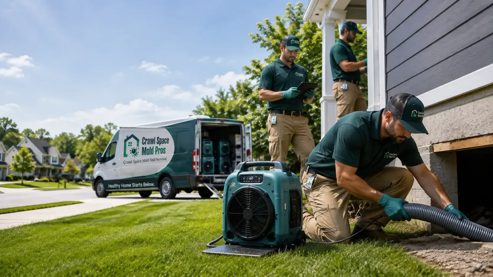 Crawl Space Mold Removal in Coatesville, PA